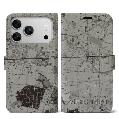 【武蔵境（東京都）】地図柄iPhoneケース（手帳タイプ）