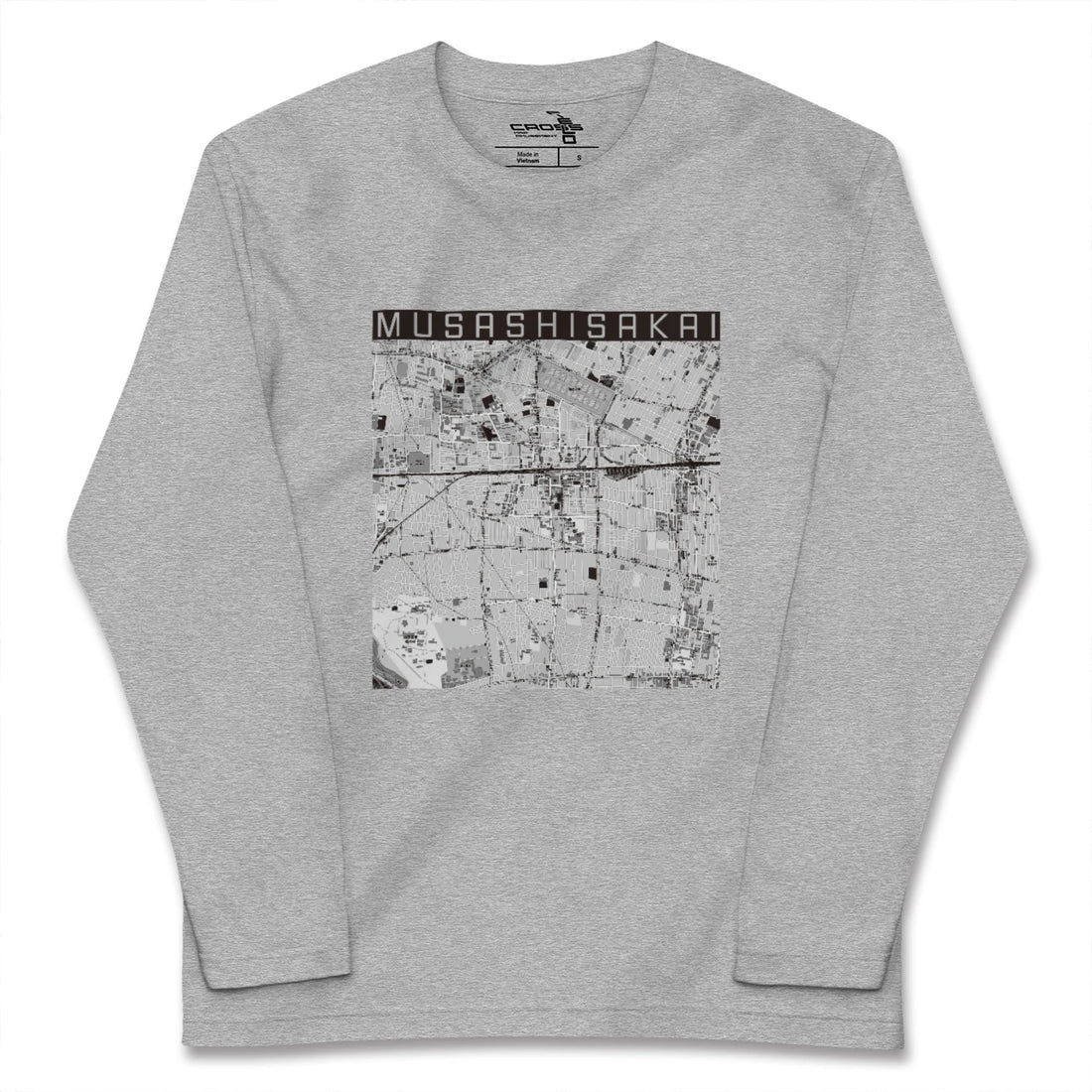 【武蔵境（東京都）】地図柄ロングスリーブTシャツ