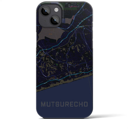 【六連町（愛知県）】地図柄iPhoneケース（バックカバータイプ）