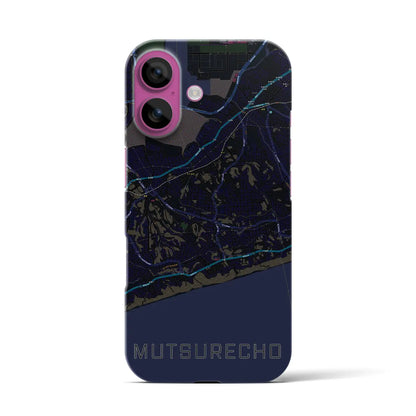 【六連町（愛知県）】地図柄iPhoneケース（バックカバータイプ）