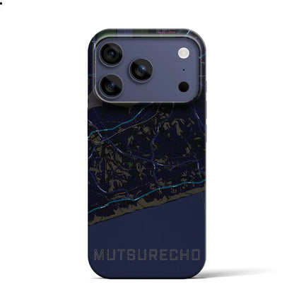 【六連町（愛知県）】地図柄iPhoneケース（バックカバータイプ）