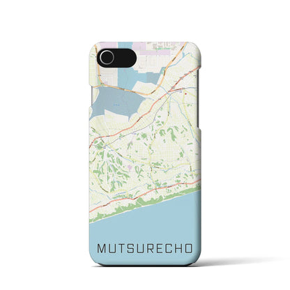 【六連町（愛知県）】地図柄iPhoneケース（バックカバータイプ）