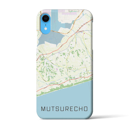 【六連町（愛知県）】地図柄iPhoneケース（バックカバータイプ）