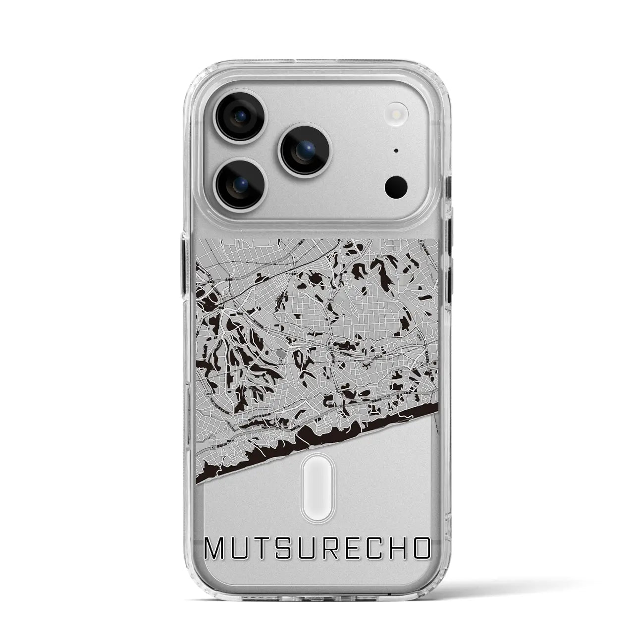 【六連町（愛知県）】地図柄iPhoneケース（MagSafeタイプ）