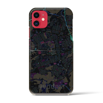 【名谷（兵庫県）】地図柄iPhoneケース（バックカバータイプ）