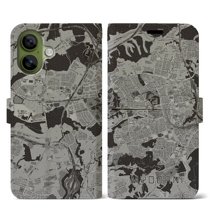 【名谷（兵庫県）】地図柄iPhoneケース（手帳タイプ）