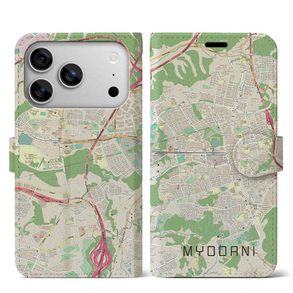 【名谷（兵庫県）】地図柄iPhoneケース（手帳タイプ）