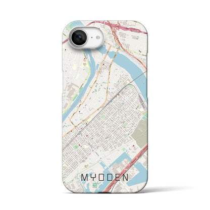 【妙典（千葉県）】地図柄iPhoneケース（バックカバータイプ）