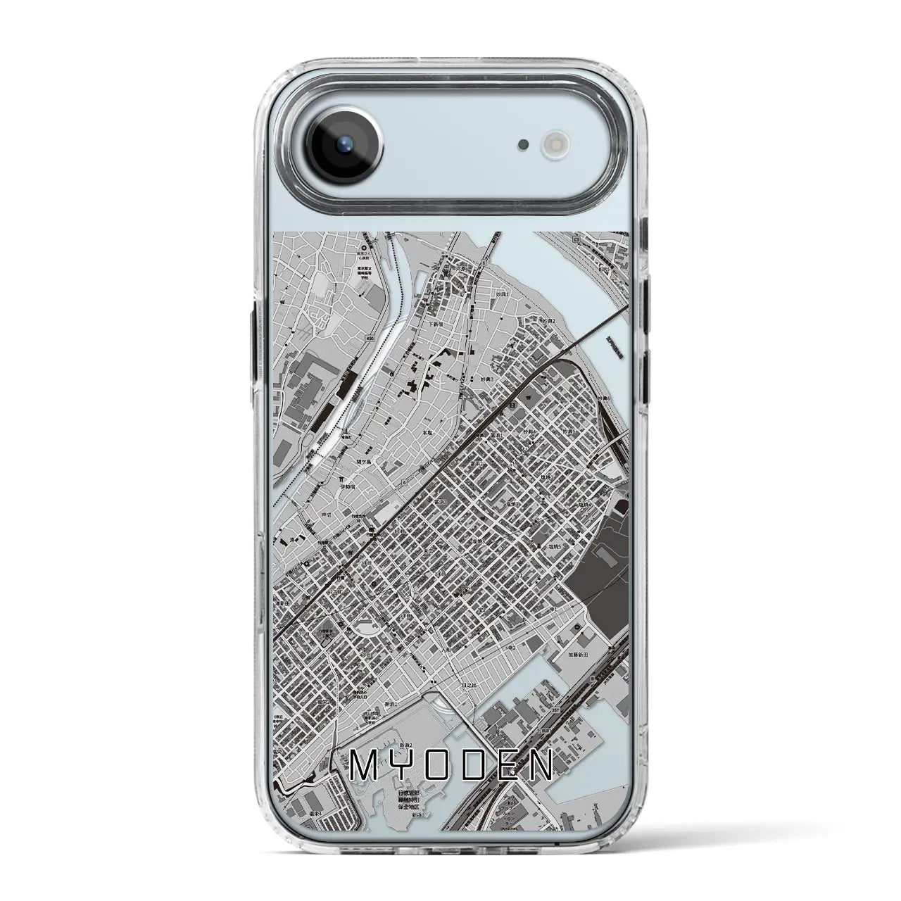 【妙典（千葉県）】地図柄iPhoneケース（MagSafeタイプ）