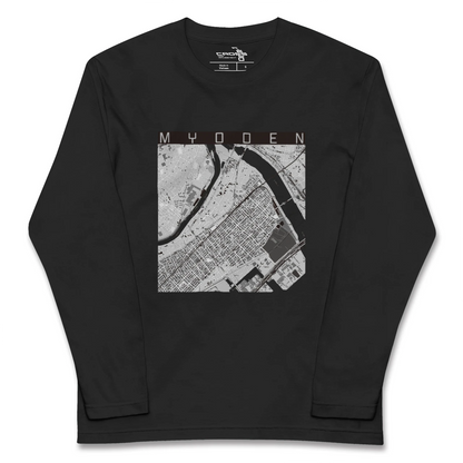 【妙典（千葉県）】地図柄ロングスリーブTシャツ