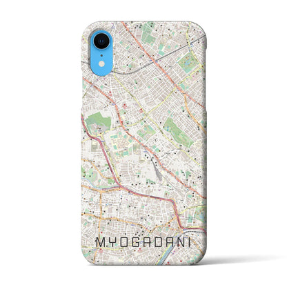 【茗荷谷（東京都）】地図柄iPhoneケース（バックカバータイプ）