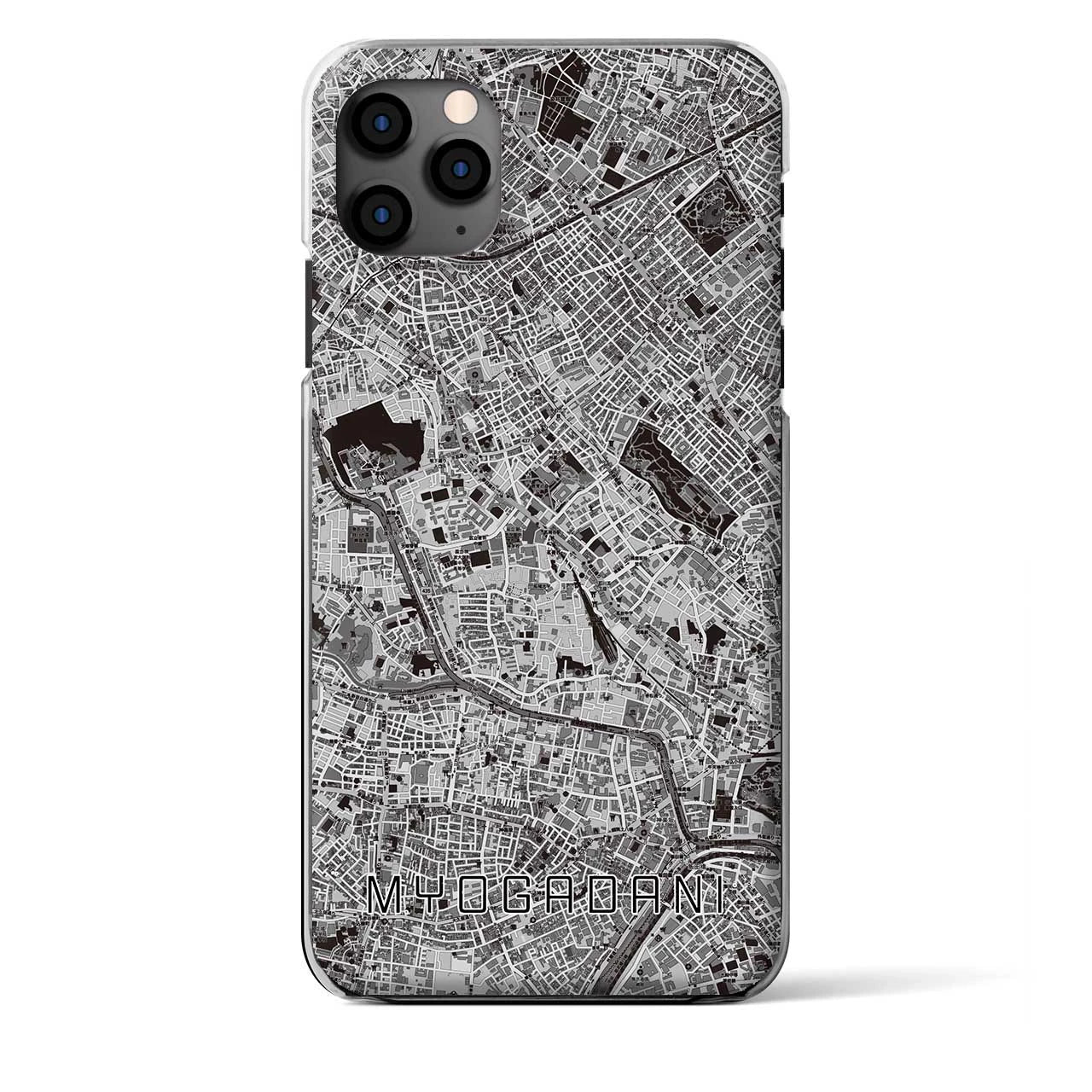 【茗荷谷（東京都）】地図柄iPhoneケース（クリアタイプ）
