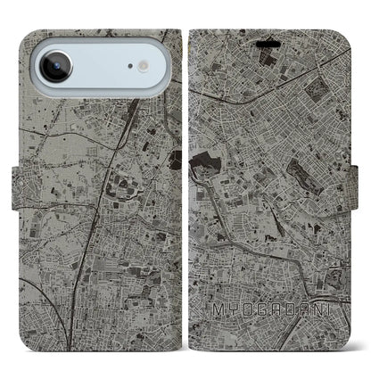 【茗荷谷（東京都）】地図柄iPhoneケース（手帳タイプ）