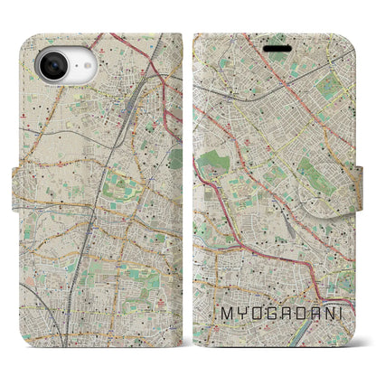 【茗荷谷（東京都）】地図柄iPhoneケース（手帳タイプ）