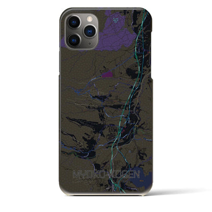 【妙高高原（新潟県）】地図柄iPhoneケース（バックカバータイプ）