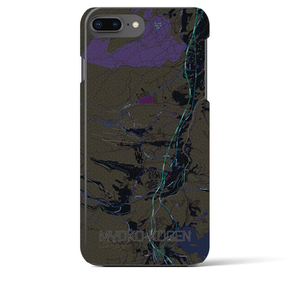 【妙高高原（新潟県）】地図柄iPhoneケース（バックカバータイプ）