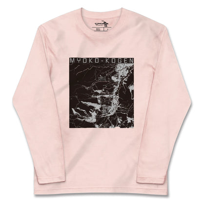 【妙高高原（新潟県）】地図柄ロングスリーブTシャツ