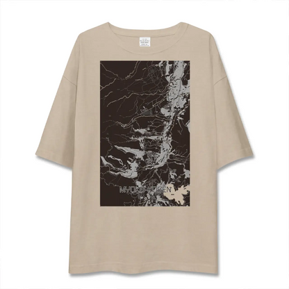 【妙高高原（新潟県）】地図柄ビッグシルエットTシャツ