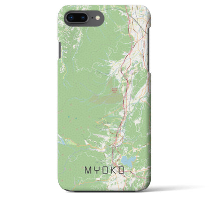 【妙高（新潟県）】地図柄iPhoneケース（バックカバータイプ）