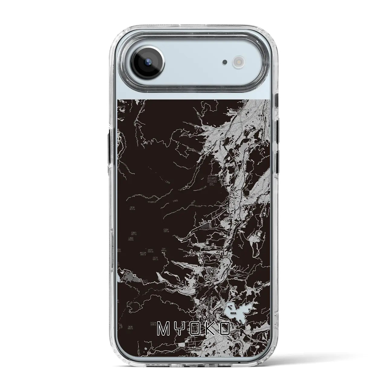 【妙高（新潟県）】地図柄iPhoneケース（MagSafeタイプ）