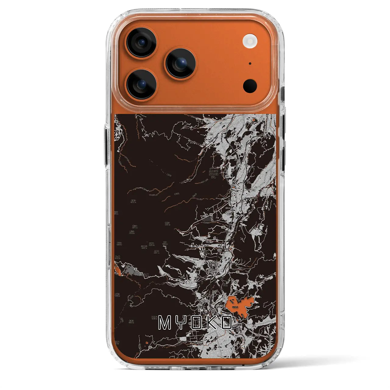 【妙高（新潟県）】地図柄iPhoneケース（MagSafeタイプ）