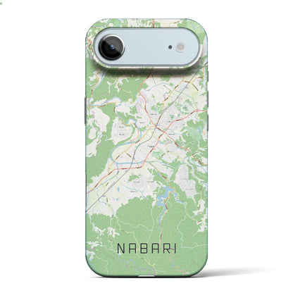 【名張（三重県）】地図柄iPhoneケース（バックカバータイプ）
