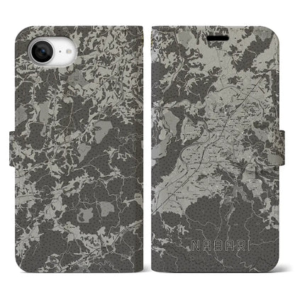 【名張（三重県）】地図柄iPhoneケース（手帳タイプ）