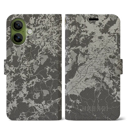 【名張（三重県）】地図柄iPhoneケース（手帳タイプ）