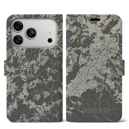 【名張（三重県）】地図柄iPhoneケース（手帳タイプ）