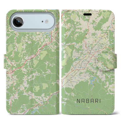 【名張（三重県）】地図柄iPhoneケース（手帳タイプ）