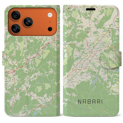 【名張（三重県）】地図柄iPhoneケース（手帳タイプ）