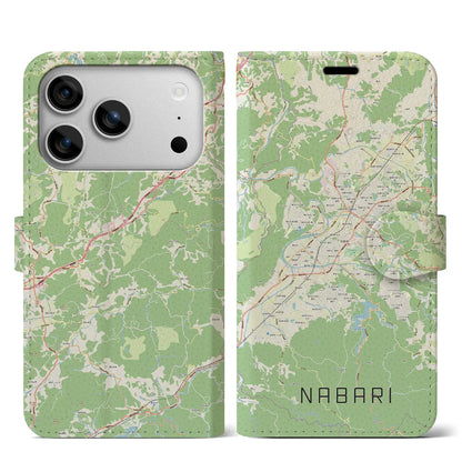 【名張（三重県）】地図柄iPhoneケース（手帳タイプ）