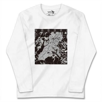 【名張（三重県）】地図柄ロングスリーブTシャツ