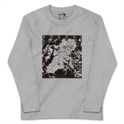 【名張（三重県）】地図柄ロングスリーブTシャツ
