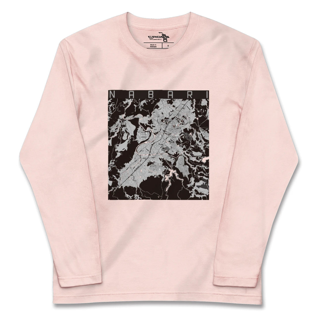 【名張（三重県）】地図柄ロングスリーブTシャツ