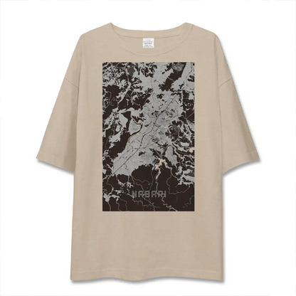 【名張（三重県）】地図柄ビッグシルエットTシャツ