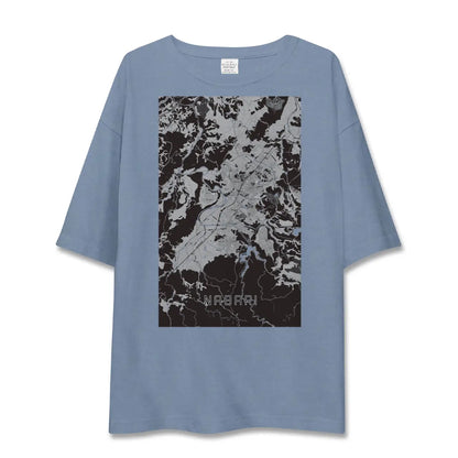 【名張（三重県）】地図柄ビッグシルエットTシャツ