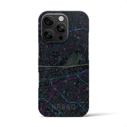 【苗穂（北海道）】地図柄iPhoneケース（バックカバータイプ）