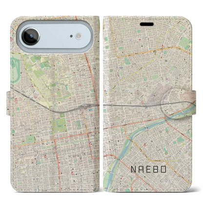 【苗穂（北海道）】地図柄iPhoneケース（手帳タイプ）