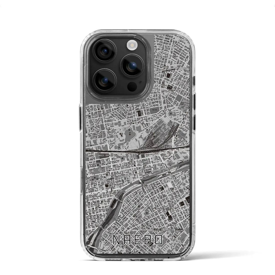 【苗穂（北海道）】地図柄iPhoneケース（MagSafeタイプ）