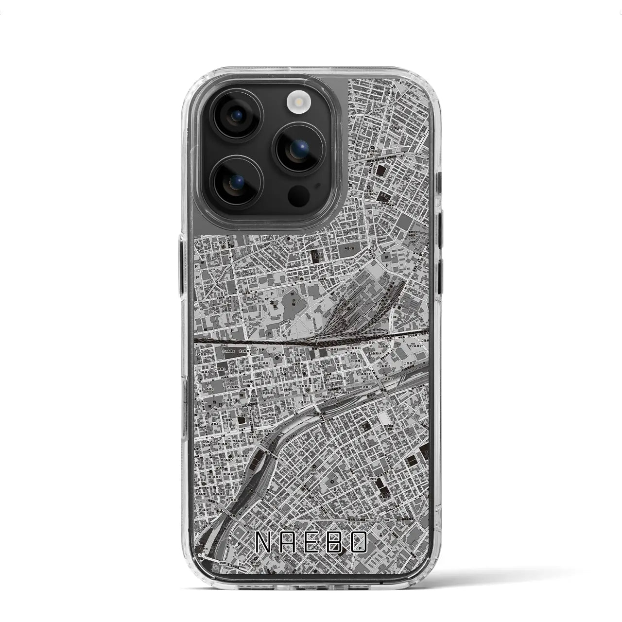【苗穂（北海道）】地図柄iPhoneケース（MagSafeタイプ）