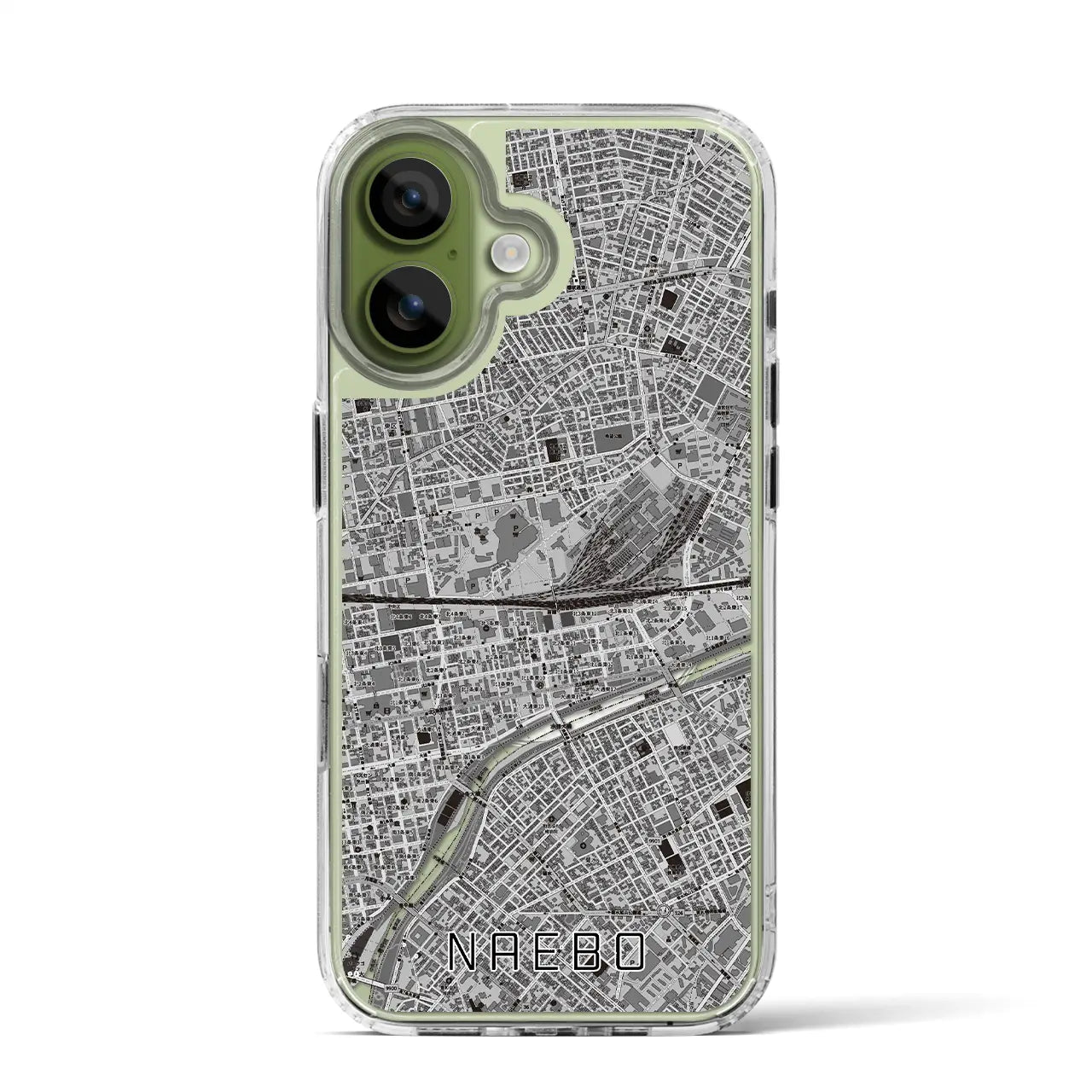 【苗穂（北海道）】地図柄iPhoneケース（MagSafeタイプ）
