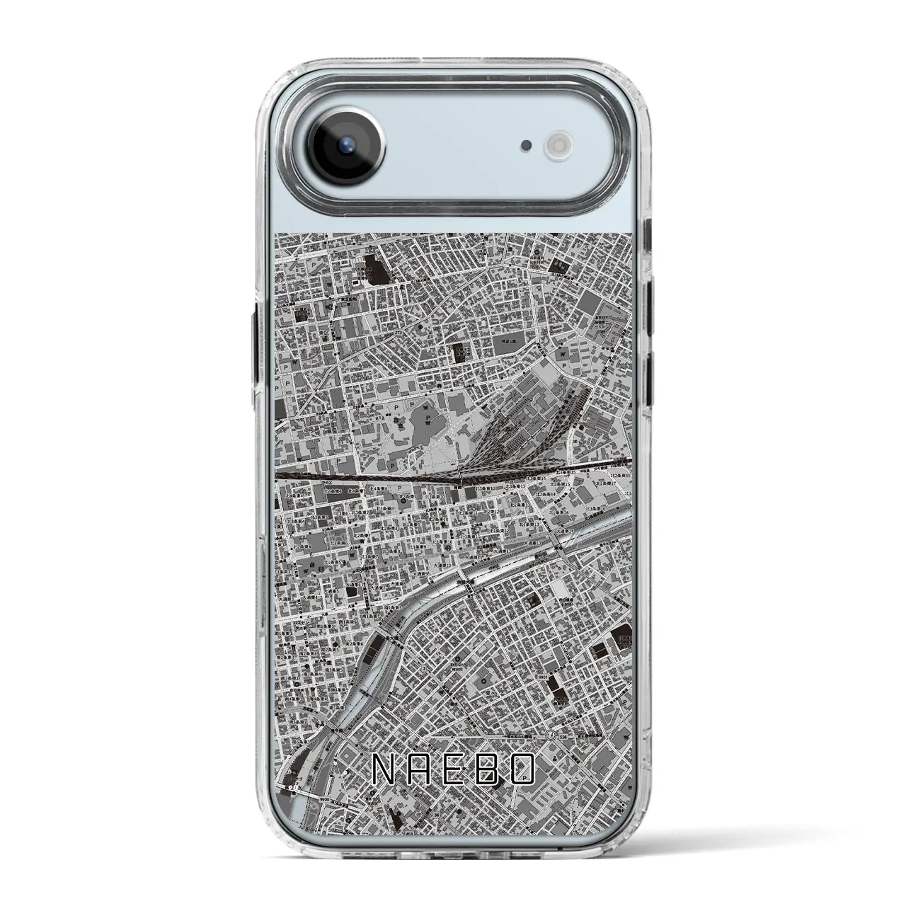 【苗穂（北海道）】地図柄iPhoneケース（MagSafeタイプ）