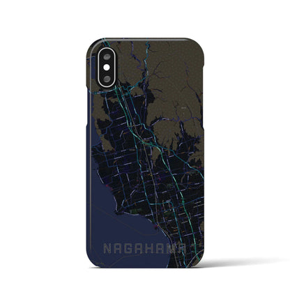 【長浜（滋賀県）】地図柄iPhoneケース（バックカバータイプ）