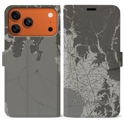 【長浜（滋賀県）】地図柄iPhoneケース（手帳タイプ）