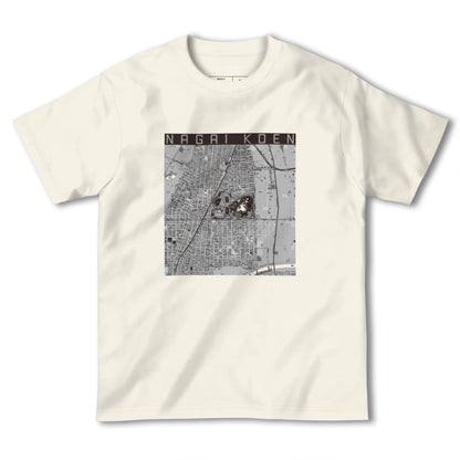 【長居公園（大阪府）】地図柄ヘビーウェイトTシャツ