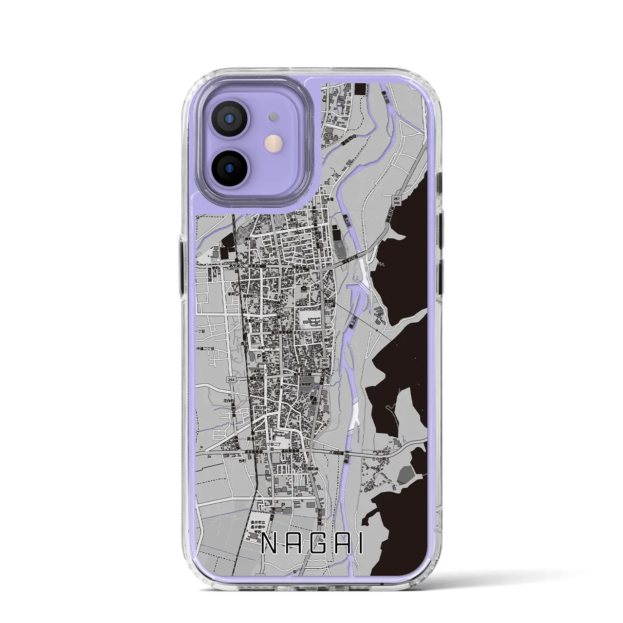 【長井（山形県）】地図柄iPhoneケース（MagSafeタイプ）