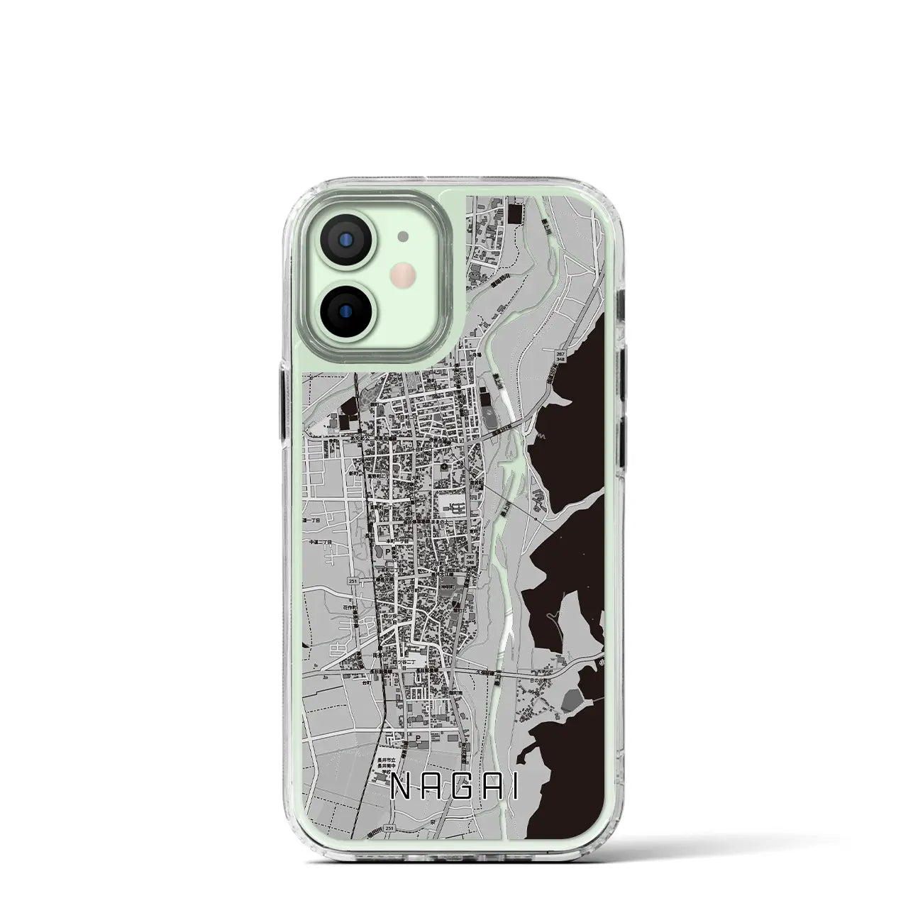 【長井（山形県）】地図柄iPhoneケース（MagSafeタイプ）