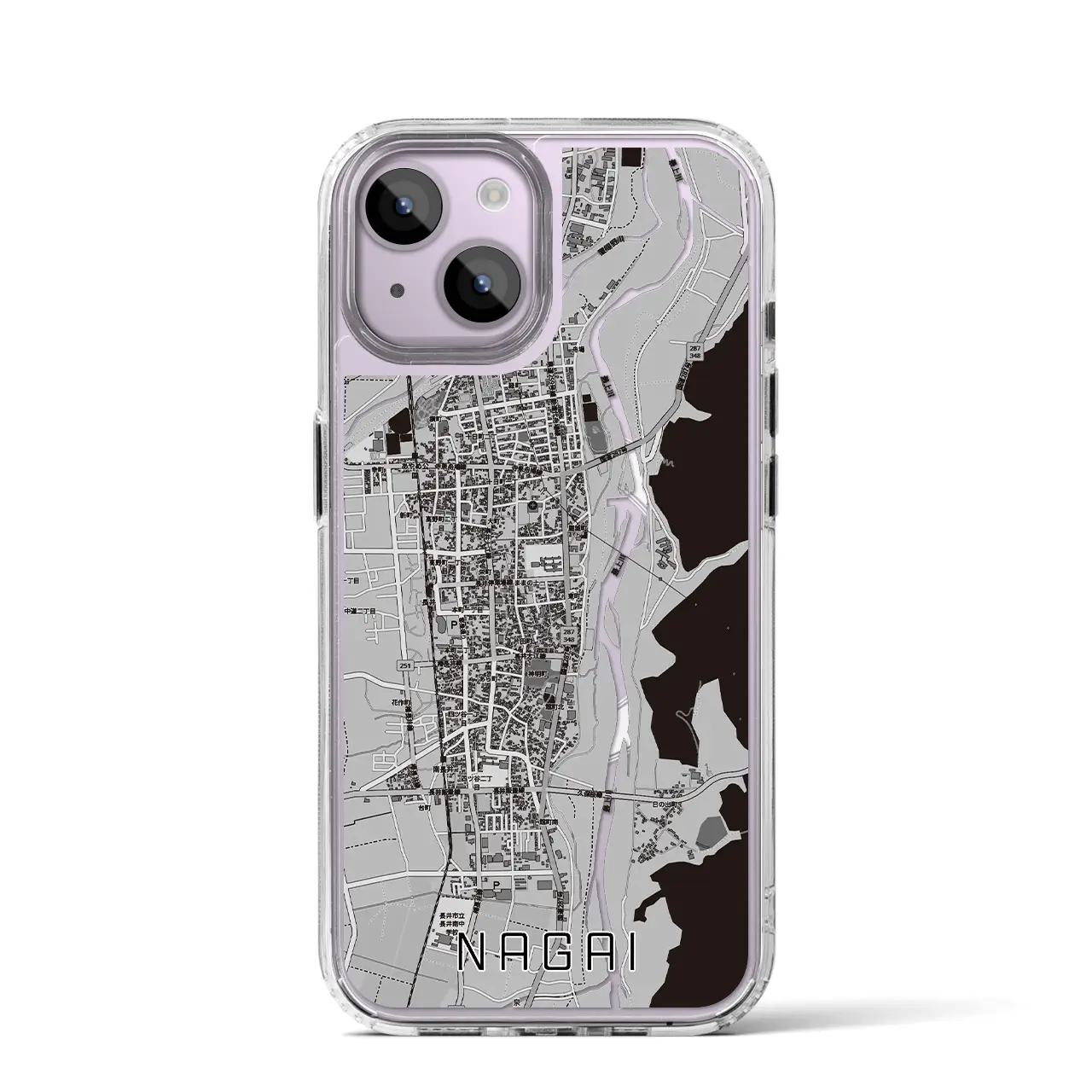 【長井（山形県）】地図柄iPhoneケース（MagSafeタイプ）