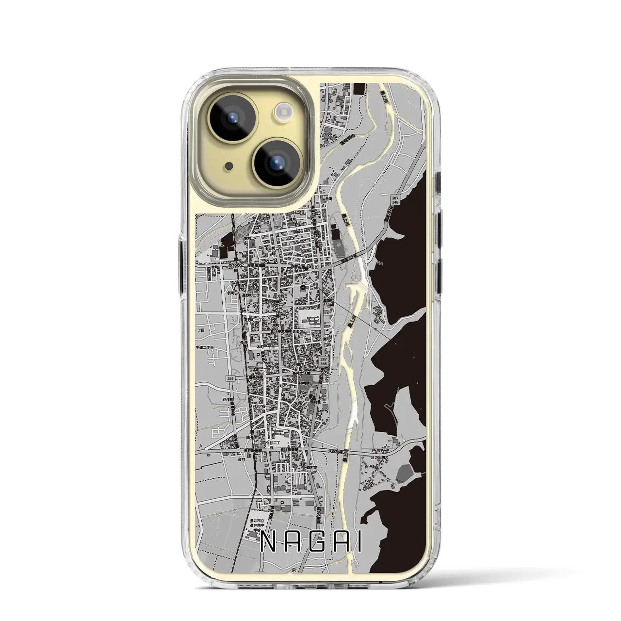【長井（山形県）】地図柄iPhoneケース（MagSafeタイプ）